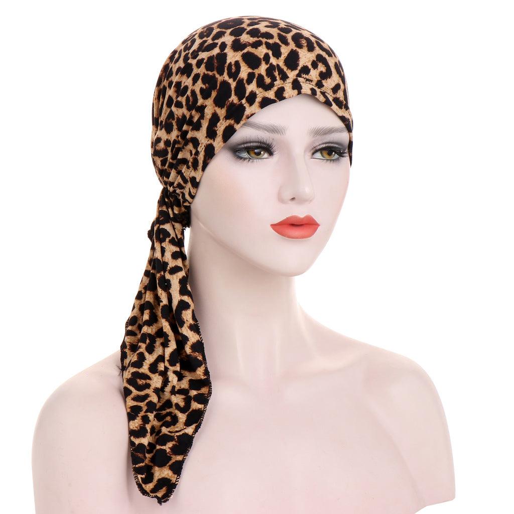 Maxime Curved Tail Turban Hat - MAXIME