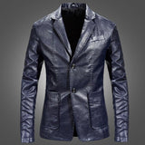 Leather Jacket Small Suit Men - MAXIME