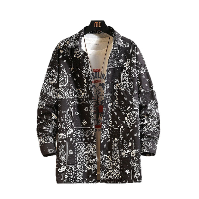 Maxime Trendy Cashew Printed Shirt Men - MAXIME