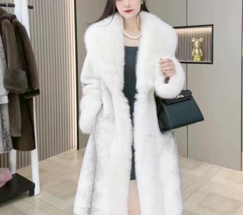 Mink Hair Fur Overcoat Women - MAXIME