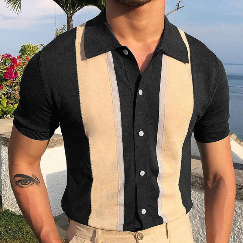 Single-breasted Cardigan Knitted Short Sleeve - MAXIME