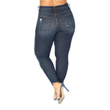 Hip Raise Plus Size Jeans - MAXIME