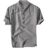 Summer Short-Sleeved Shirt Men - MAXIME