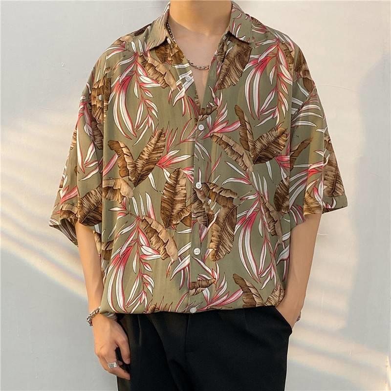 MAXIME Short Sleeve Printed Shirt - MAXIME