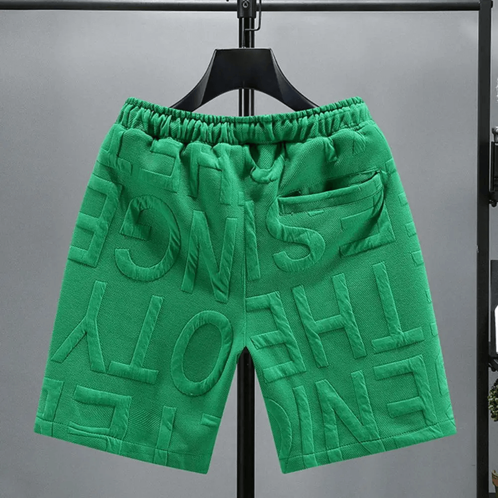 Men Solid Color Shorts - MAXIME