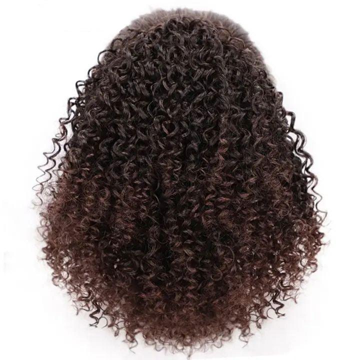 Drawstring Stretch Small Curly Wig - MAXIME