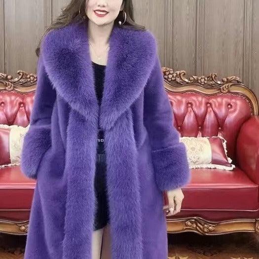 Mink Hair Fur Overcoat Women - MAXIME