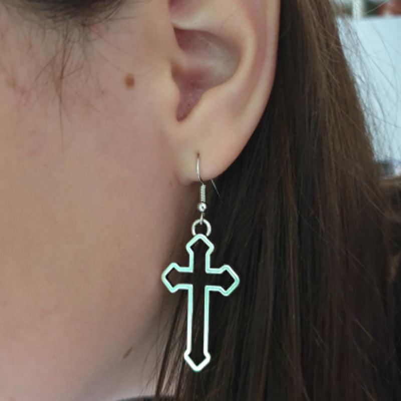 Trendy Vintage Cross Earrings - MAXIME