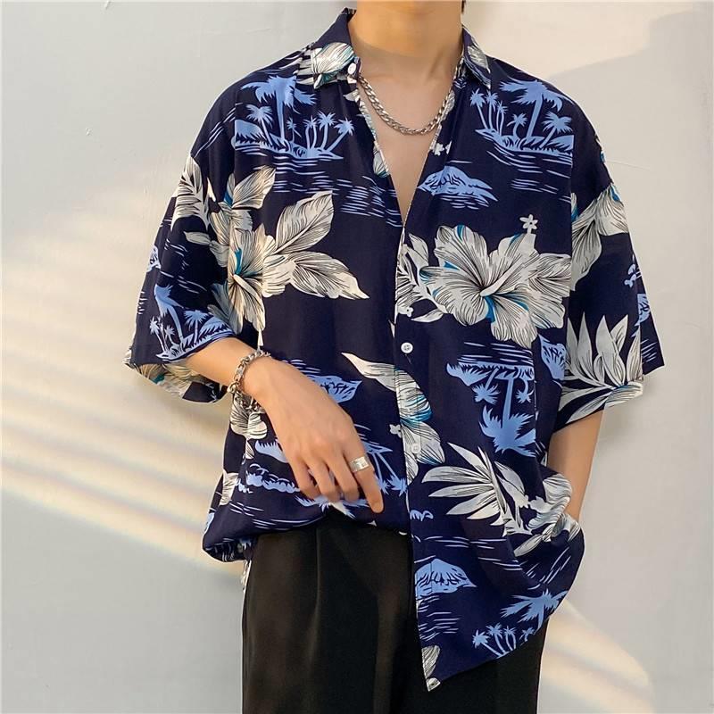 MAXIME Short Sleeve Printed Shirt - MAXIME