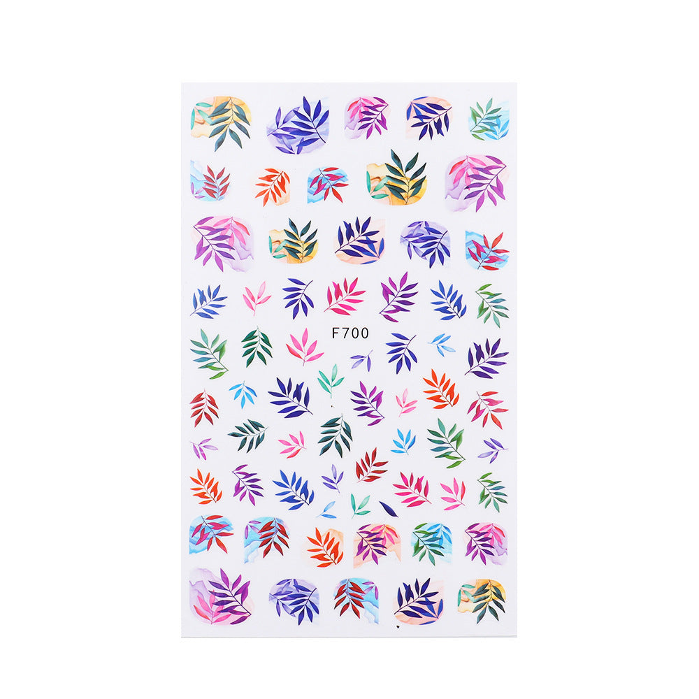 Nail Stickers Floral Series Nails - MAXIME