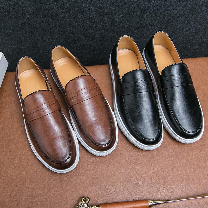 Male Business Casual Leather Shoes - MAXIME