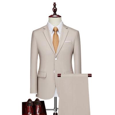 Men's Business Casual Suit Suit Two-piece Set - MAXIME