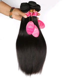 Real human hair straight natural color wig hair extension - MAXIME