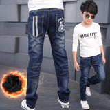 Warm and fleece boy jeans - MAXIME