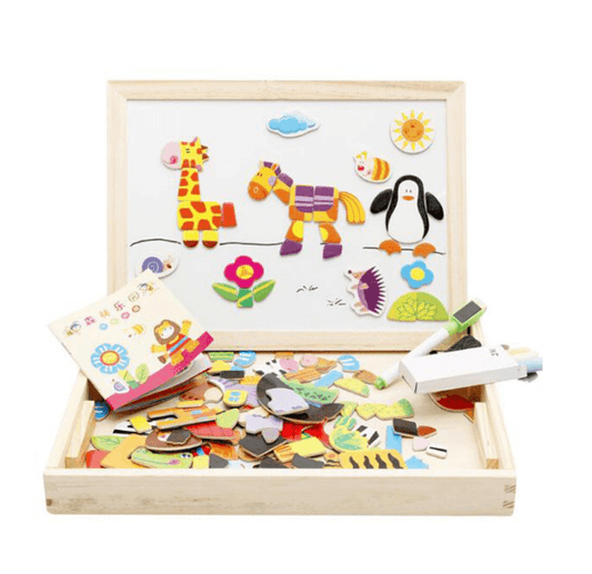 Puzzle Drawing Board Educational Toys Learning Wooden Puzzles Toys - MAXIME