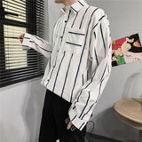 Maxime Loose striped shirt men - MAXIME