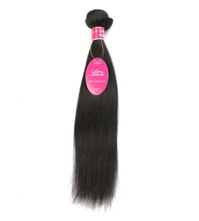 Real human hair straight natural color wig hair extension - MAXIME