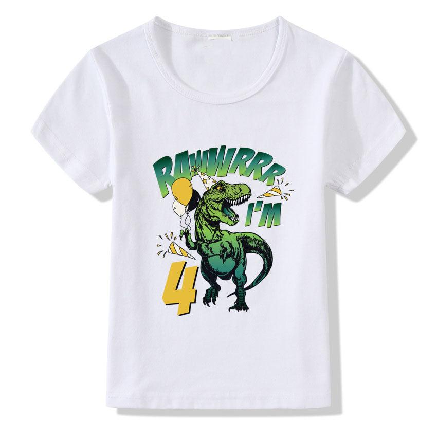 Children's T-shirt Numbers 1-9 Birthday T-shirt - MAXIME