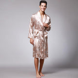 men silk robe - MAXIME