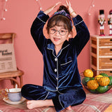 Children's Gold Pajamas Set - MAXIME