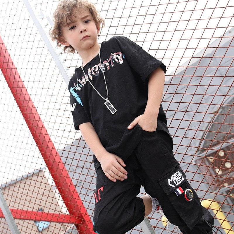 Big kids cropped pants - MAXIME