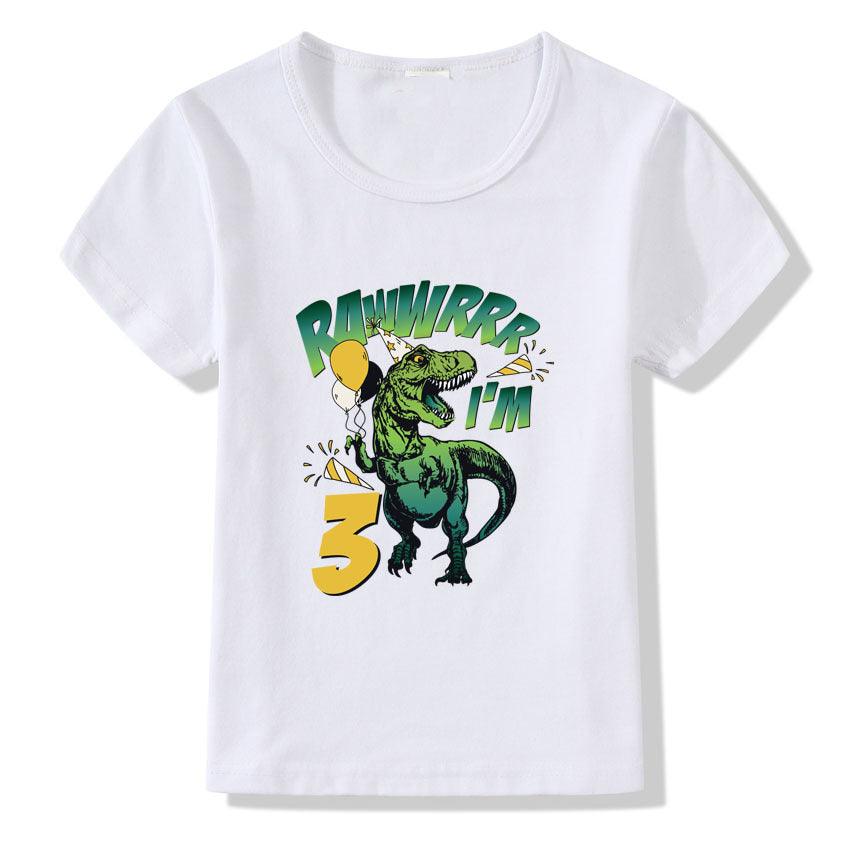 Children's T-shirt Numbers 1-9 Birthday T-shirt - MAXIME