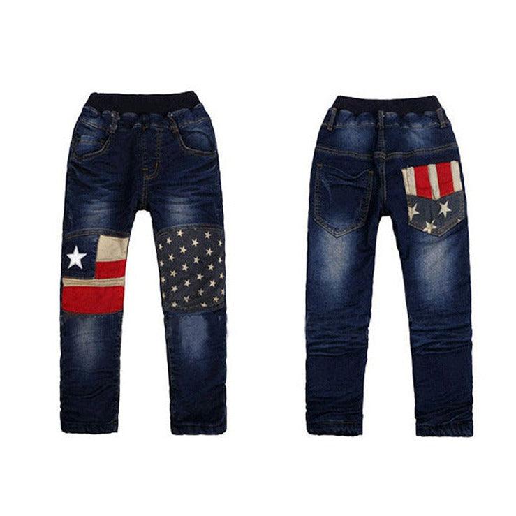 Boy patchwork jeans - MAXIME