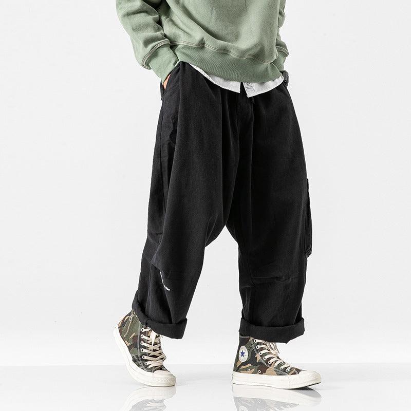 Straight wide leg cargo pants - MAXIME