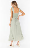 Women's Elegant Bridesmaid Square Neck Cocktail Party - MAXIME