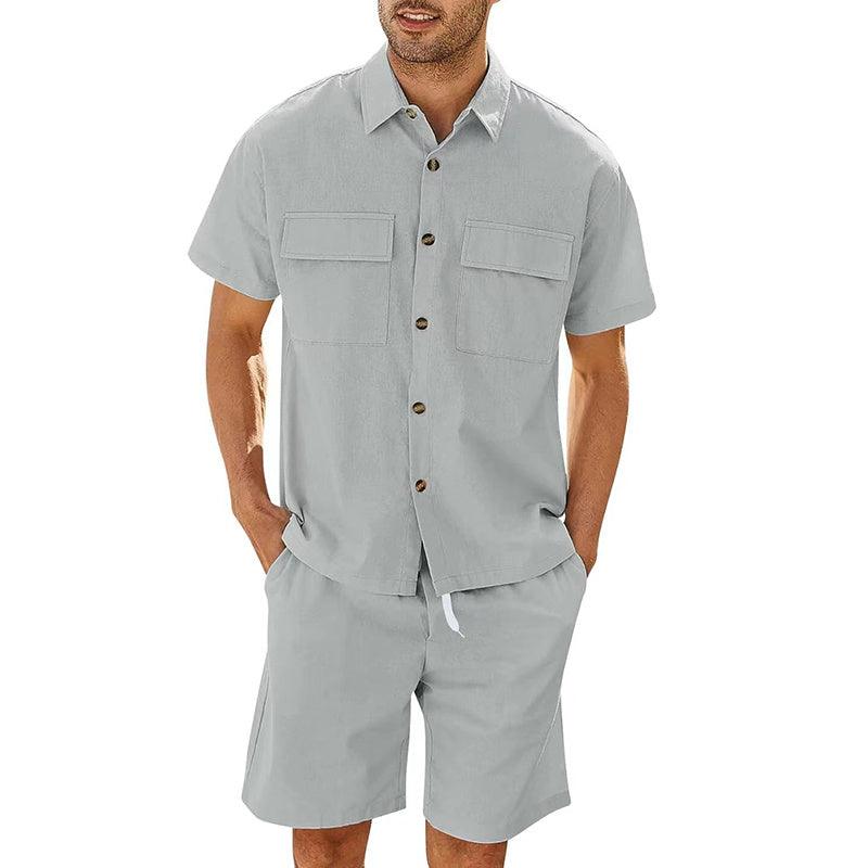 Summer Suits Men Short Sleeve - MAXIME