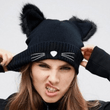 Maxime cat ears woolen winter caps - MAXIME