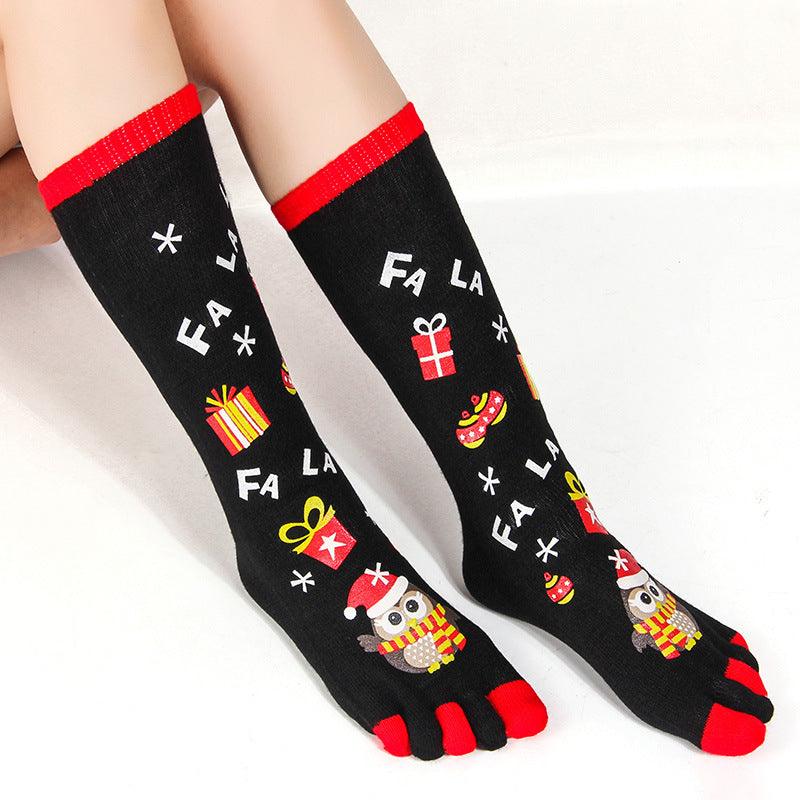 Christmas Five Finger Socks - MAXIME