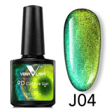 9D Gel Varnish Cat Eye Magic Chameleon Gel Multicolor 5ml Nail Gel Polish - MAXIME