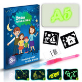 Educational Toy Drawing Pad 3D Magic 8 Light Effects - MAXIME