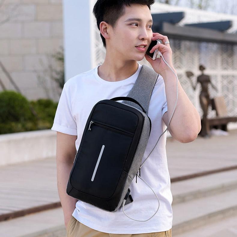 Maxime USB charging chest bag - MAXIME