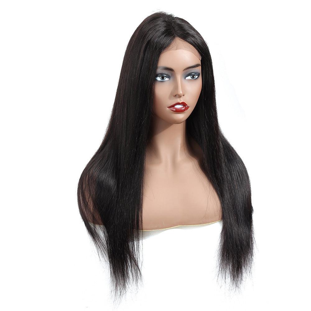 Lace real human hair wig headgear - MAXIME