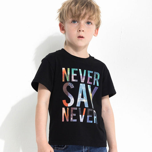 Children's letter print T-shirt - MAXIME