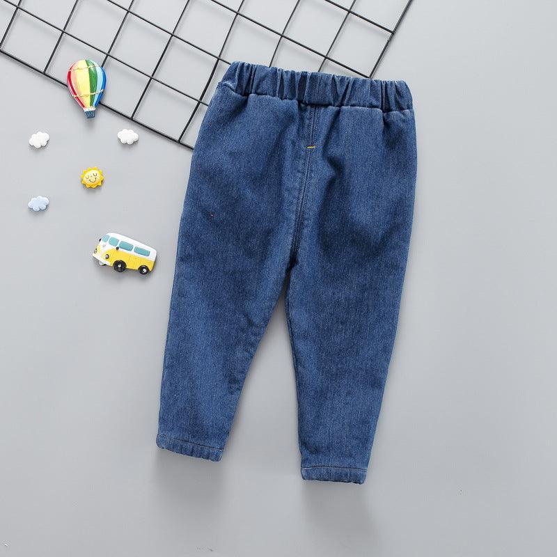 Baby winter plus velvet jeans - MAXIME