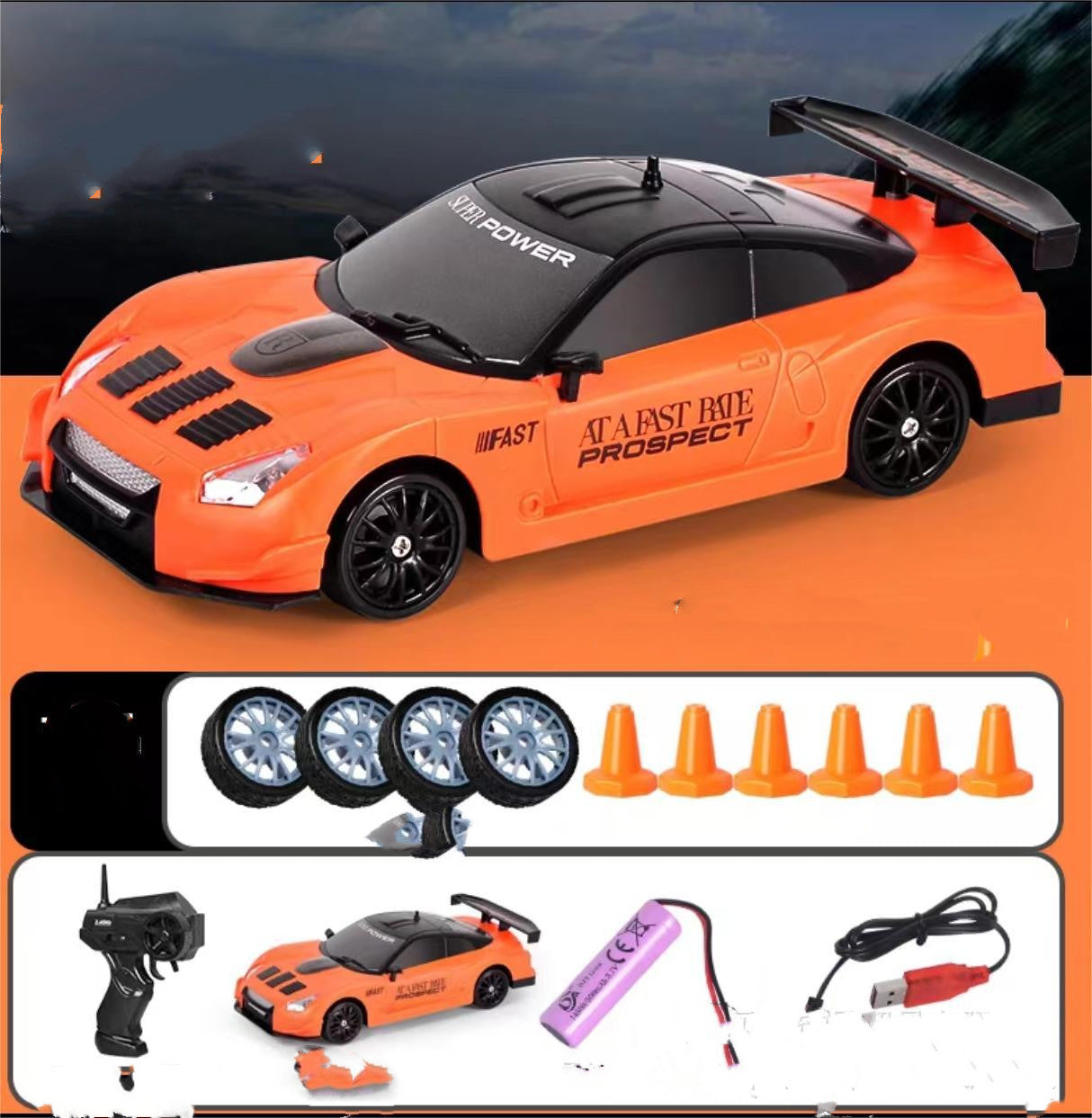 Toy Remote Control GTR Model AE86 Vehicle Car RC Racing Car Toy - MAXIME