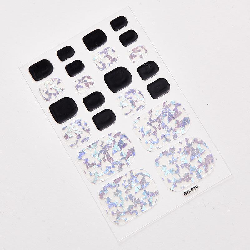 Nail stickers foot stickers 22 small stickers waterproof nail - MAXIME