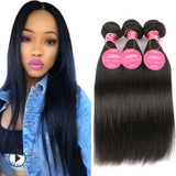 Real human hair straight natural color wig hair extension - MAXIME