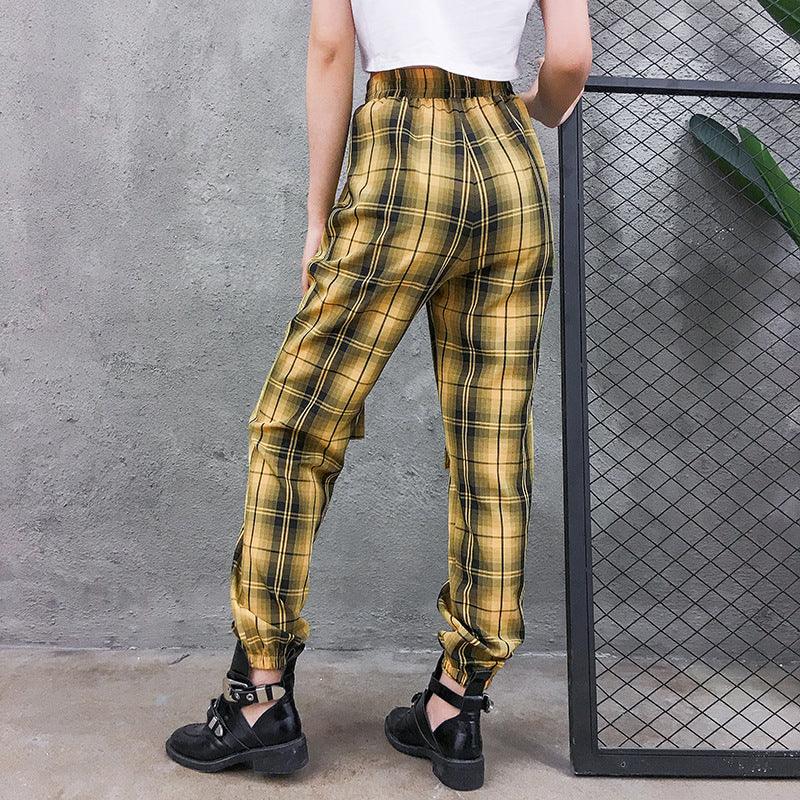 Elastic High Waist Baggy Jogger Cargo - MAXIME