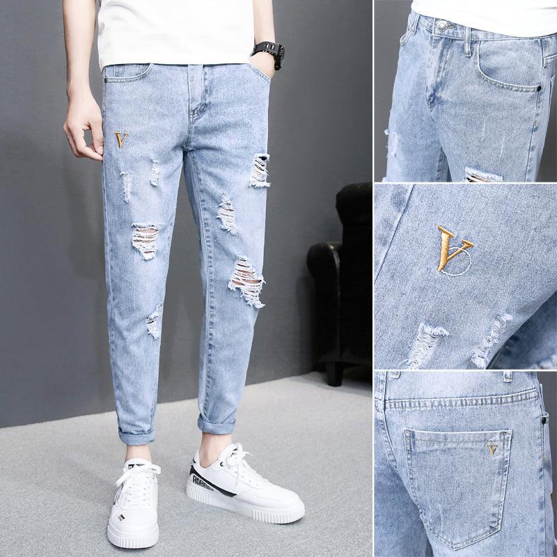 Maxime ripped ankle jeans - MAXIME