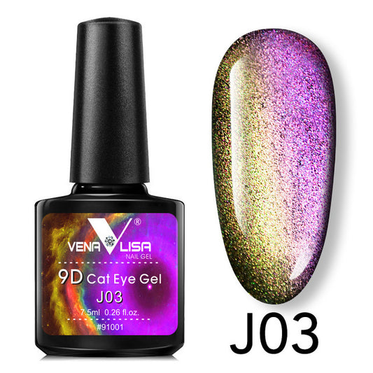 9D Gel Varnish Cat Eye Magic Chameleon Gel Multicolor 5ml Nail Gel Polish - MAXIME