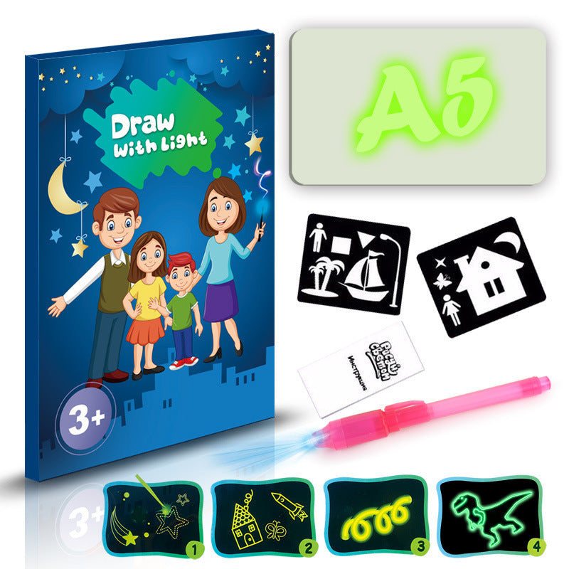 Educational Toy Drawing Pad 3D Magic 8 Light Effects - MAXIME