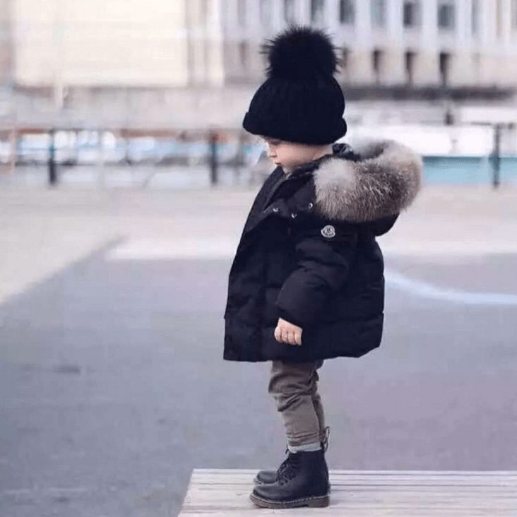 Children's thick cotton jacket - MAXIME