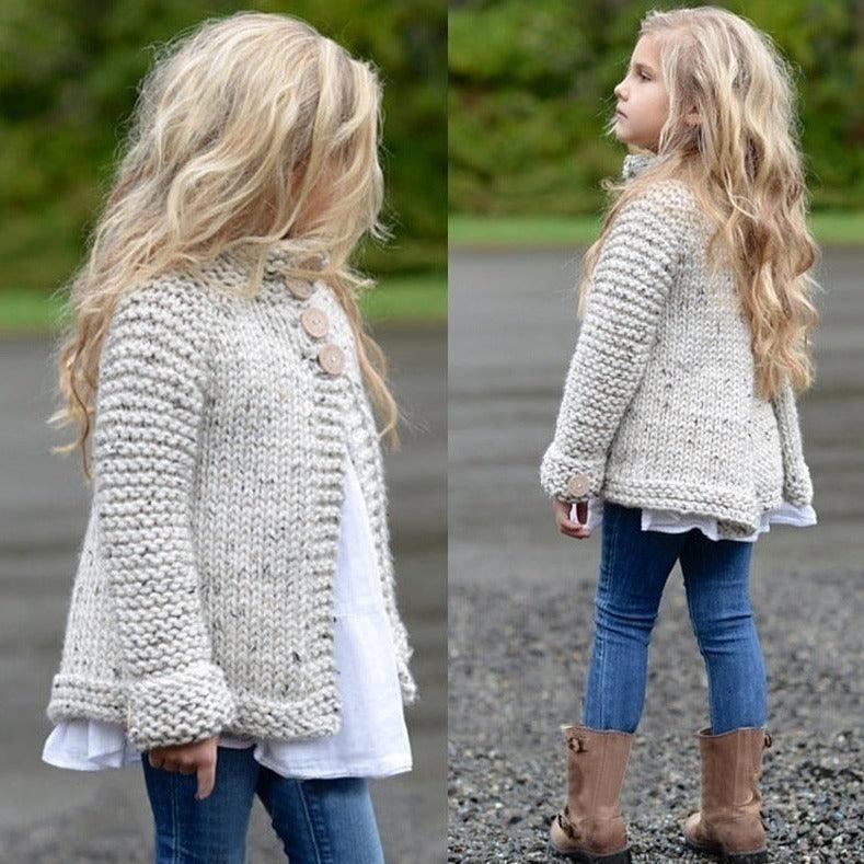 Girls cardigan sweater coat - MAXIME