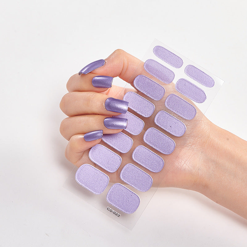 Nail Sticker set Nail Accesoires Nail Strips Full Beauty Adesivos - MAXIME