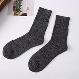 Winter terry wool socks men - MAXIME