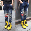 Boy patchwork jeans - MAXIME